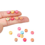 100pcs/Lot 7MM Mixed Alphabet Beads for Jewelry Making DIY
