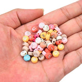 100pcs/Lot 7MM Mixed Alphabet Beads for Jewelry Making DIY