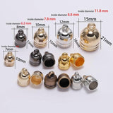 50pcs/Lot Necklace End Tip Tassel Caps Beads Cap End Cap For Jewelry Making
