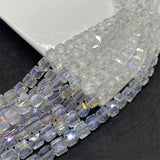 100pcs 4mm Austrian Crystal Square Glass Beads for Jewelry Making DIY
