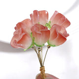 3D Resin Rose Beads DIY Necklace Earring Pendant Materials