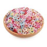 10mm Pearl Circle Acrylic Ring Beads Round Spacer Bead Jewelry Making