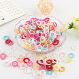 10mm Pearl Circle Acrylic Ring Beads Round Spacer Bead Jewelry Making