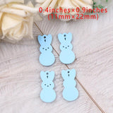 10-22mm Hot CN Bunny Easter Acrylic Cut Printing Acrylic Findings