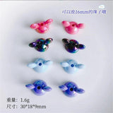 10Pcs/Lot Acrylic Cat Ear Beads Cap Connectors for DIY Jewelry Making