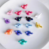 10Pcs/Lot Acrylic Cat Ear Beads Cap Connectors for DIY Jewelry Making