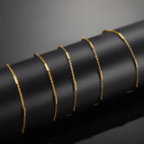 2 Meter Stainless Steel Cross Chain Clip Beads Tube Bulk Chains DIY Jewelry