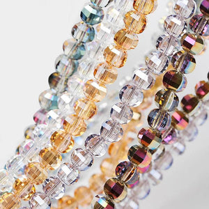 8mm 50-100pcs Austria Crystal Watermelon Glass Beads for Jewelry Making