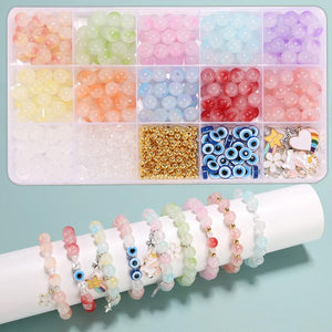 Glass Beads Jewelry Making Kit - Bracelet Clearance