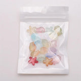 20Pcs Mixed Starfish/Snail/Shell/Fish Glass Pendants DIY Jewelry Making