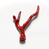 20pcs Pink Coral Beads Connectors for DIY Earrings Necklace