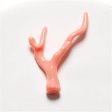 20pcs Pink Coral Beads Connectors for DIY Earrings Necklace