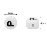 1200Pcs Acrylic Letter Beads Kit for Bracelets Necklace, A- HeartBeads