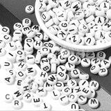 1200Pcs Acrylic Letter Beads Kit for Bracelets Necklace, A- HeartBeads