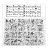 1200Pcs Acrylic Letter Beads Kit for Bracelets Necklace, A- HeartBeads