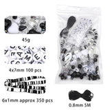 Baroque Beads Kit Clay Bead Letter Beads Set DIY Jewelry Making