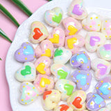 UV Hand-painted Pearl Night Light Beads Love Skewers DIY Accessories