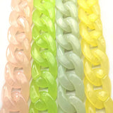 50pcs Acrylic Chain Links for Jewelry Making 20*30mm