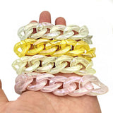 50pcs Acrylic Chain Links for Jewelry Making 20*30mm