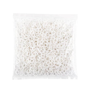 1000Pcs/Bag 10mm Pearl Circle Acrylic Ring Beads Round Spacer Bead