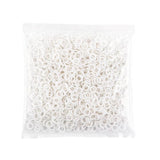 1000Pcs/Bag 10mm Pearl Circle Acrylic Ring Beads Round Spacer Bead