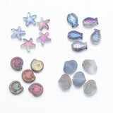 20Pcs Mixed Shape Crystal Glass Beads DIY Jewelry Making Accessories