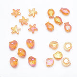 20Pcs Mixed Shape Crystal Glass Beads DIY Jewelry Making Accessories
