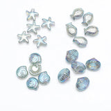 20Pcs Mixed Shape Crystal Glass Beads DIY Jewelry Making Accessories