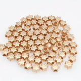 100Pcs Snowflake Spacer Beads For DIY Jewelry 11mm