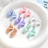 10 Cream Bunny Beads for DIY Jewelry Making