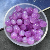 8mm 10mm 12mm Starry Sky Merman Beads Resin Round DIY Jewelry