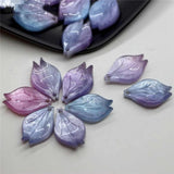 10pcs Resin Shell Petals Charms For DIY Jewelry Making Earrings 0709