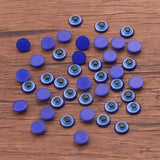 40pcs 6-30mm Half Round Spacer Beads Evil Eye Resin Beads for Jewelry Making