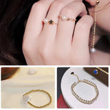 10PCS 2-4MM 14K Filled Beads Smooth Jewelry Beads for Bracelet&Necklace Making
