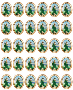 30Pcs Saint Jude Loose Beads for Jewelry Making