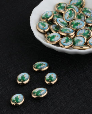 30Pcs Saint Jude Loose Beads for Jewelry Making