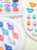 5 Colorful Tulip Hut Beaded Phone Chain DIY Jewelry Material