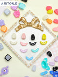 5 Colorful Tulip Hut Beaded Phone Chain DIY Jewelry Material
