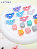5 Colorful Tulip Hut Beaded Phone Chain DIY Jewelry Material