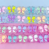 10Pc Acrylic Butterfly Beads 21*18*9mm for DIY Bracelet