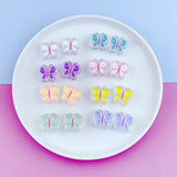 10Pc Acrylic Butterfly Beads 21*18*9mm for DIY Bracelet