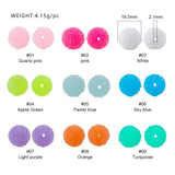 10Pcs Resin Ball Acrylic Beads for Jewelry Making DIY Bracelets