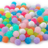 10Pcs Resin Ball Acrylic Beads for Jewelry Making DIY Bracelets