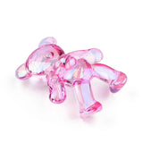5PCS Bear DIY Beads Semi Transparent Jewelry Accessory