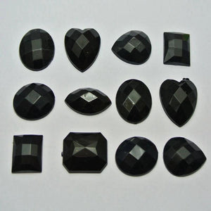 100 Assorted Acrylic Rhinestone Gems No Hole