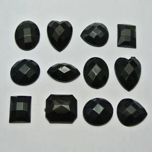 100 Assorted Acrylic Rhinestone Gems No Hole
