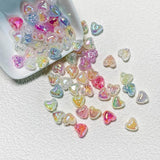 Heart Star Shape Resin Beads Pendant Bracelet Earring DIY 20pcs
