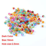 Natural Snow Cracked Crystal Beads 6 8 12mm