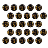 200 Pcs Six Character Beads DIY Jewelry Accessories Acrylic Amulet