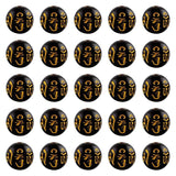 200 Pcs Six Character Beads DIY Jewelry Accessories Acrylic Amulet
